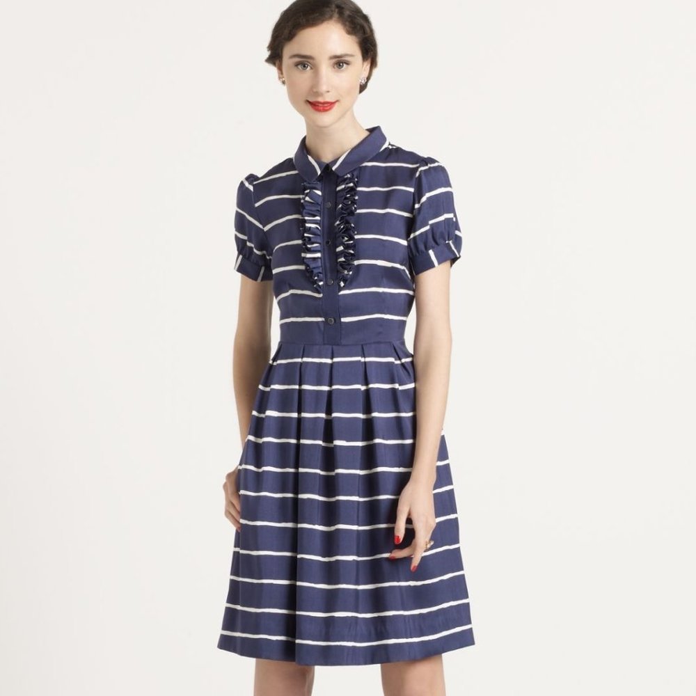 Kate Spade  Silk "Violetta" Shirt Dress (Size 6)